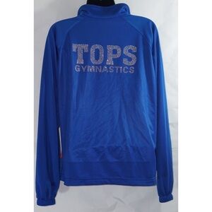Tops Gymnastics Full Zip Warm Up Embroidered  M